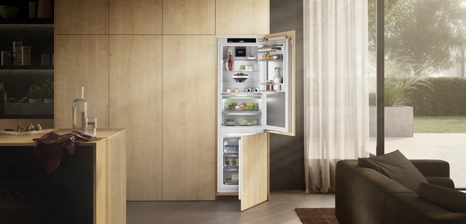 Liebherr appliances – Fully Integrated Built In Fridge Freezer Icbnh5173 Liebherr