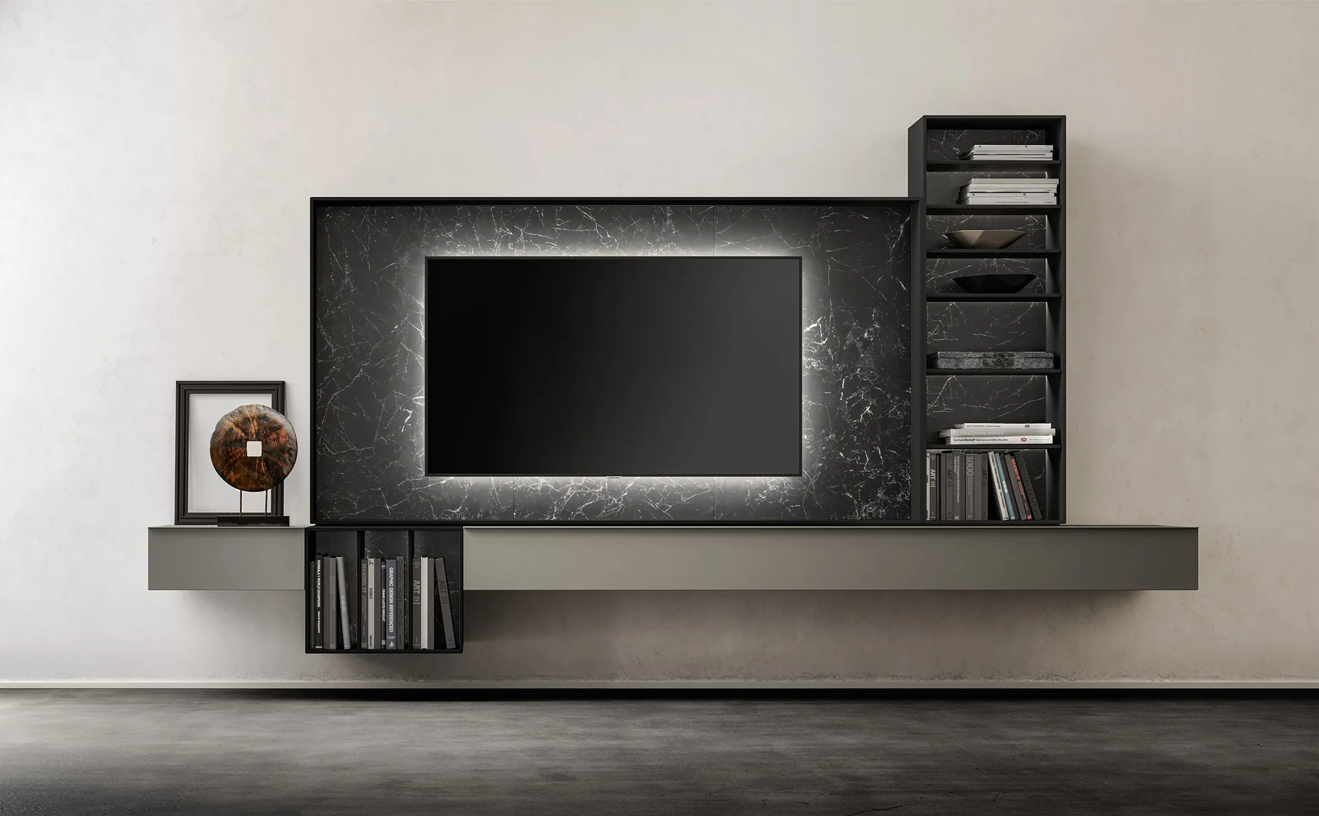 Caccaro closet – Zona Giorno Cornice Tv 2