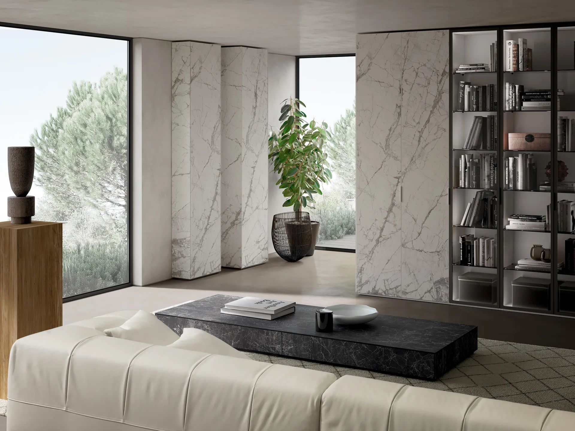 Caccaro closet – Zona Giorno Pilastri Freedhome