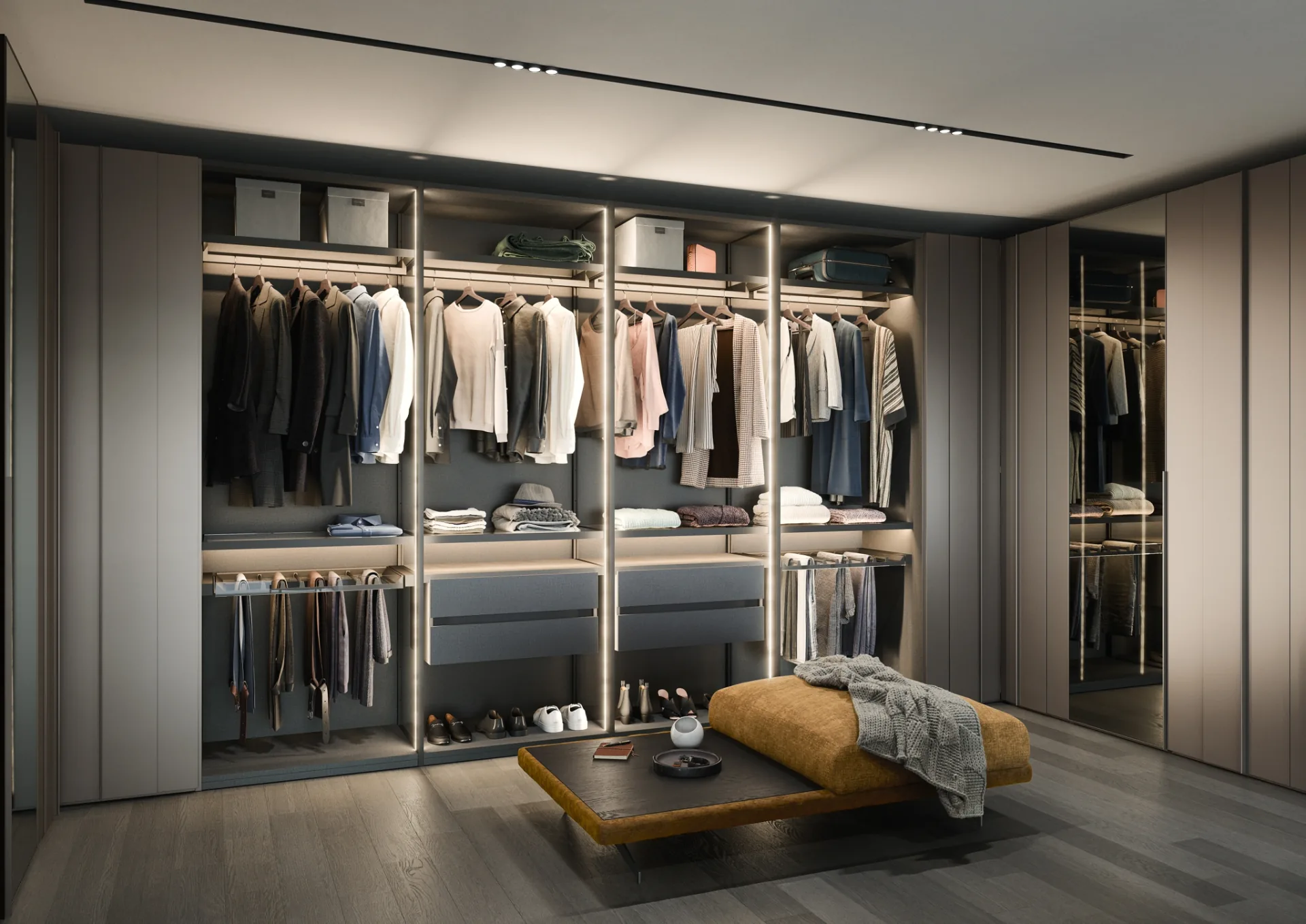 Novamobili closet – Illuminazione Novamobili Wardrobes 23 395