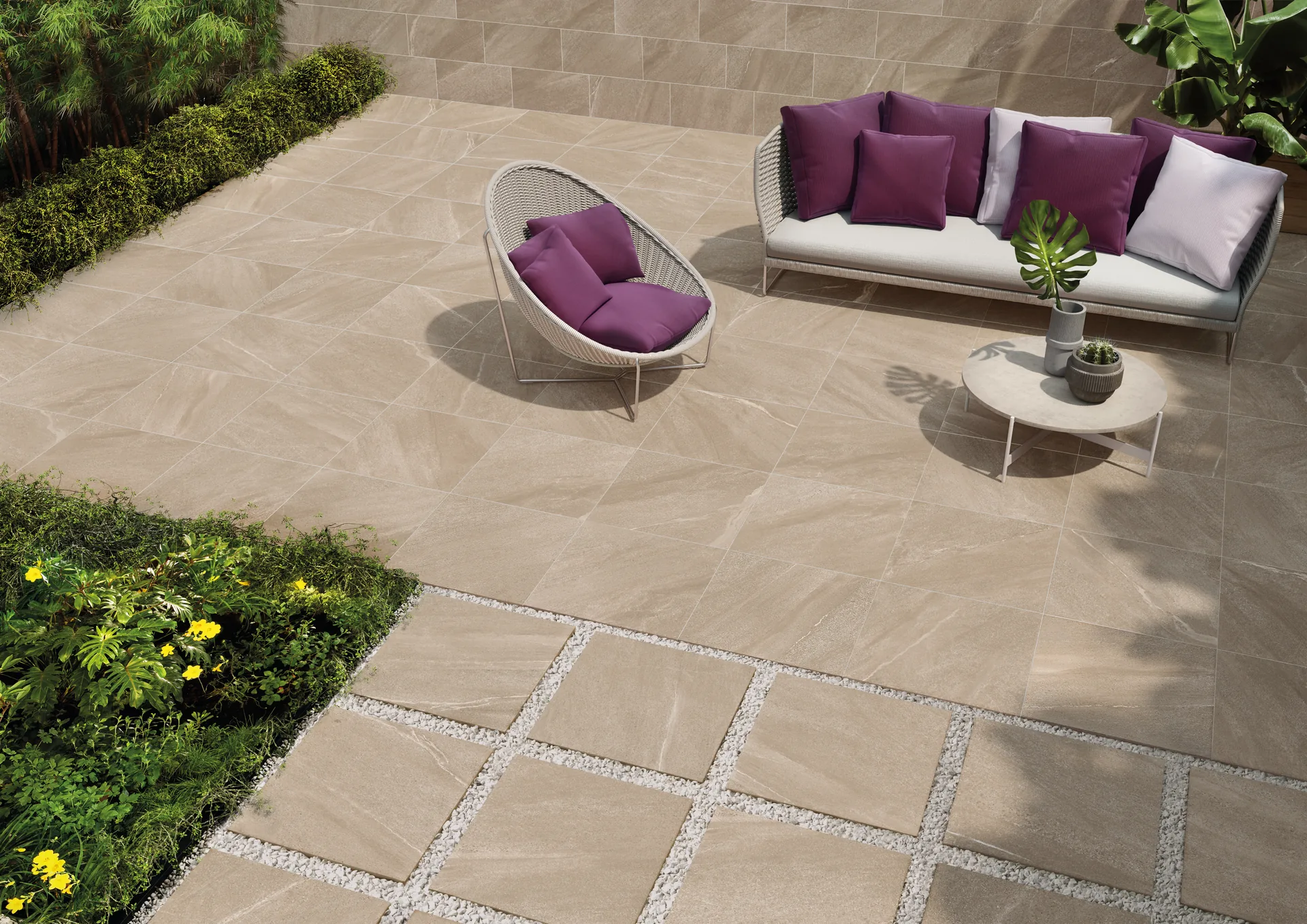 Keope outdoor living – Chorus Beige Esterno 1